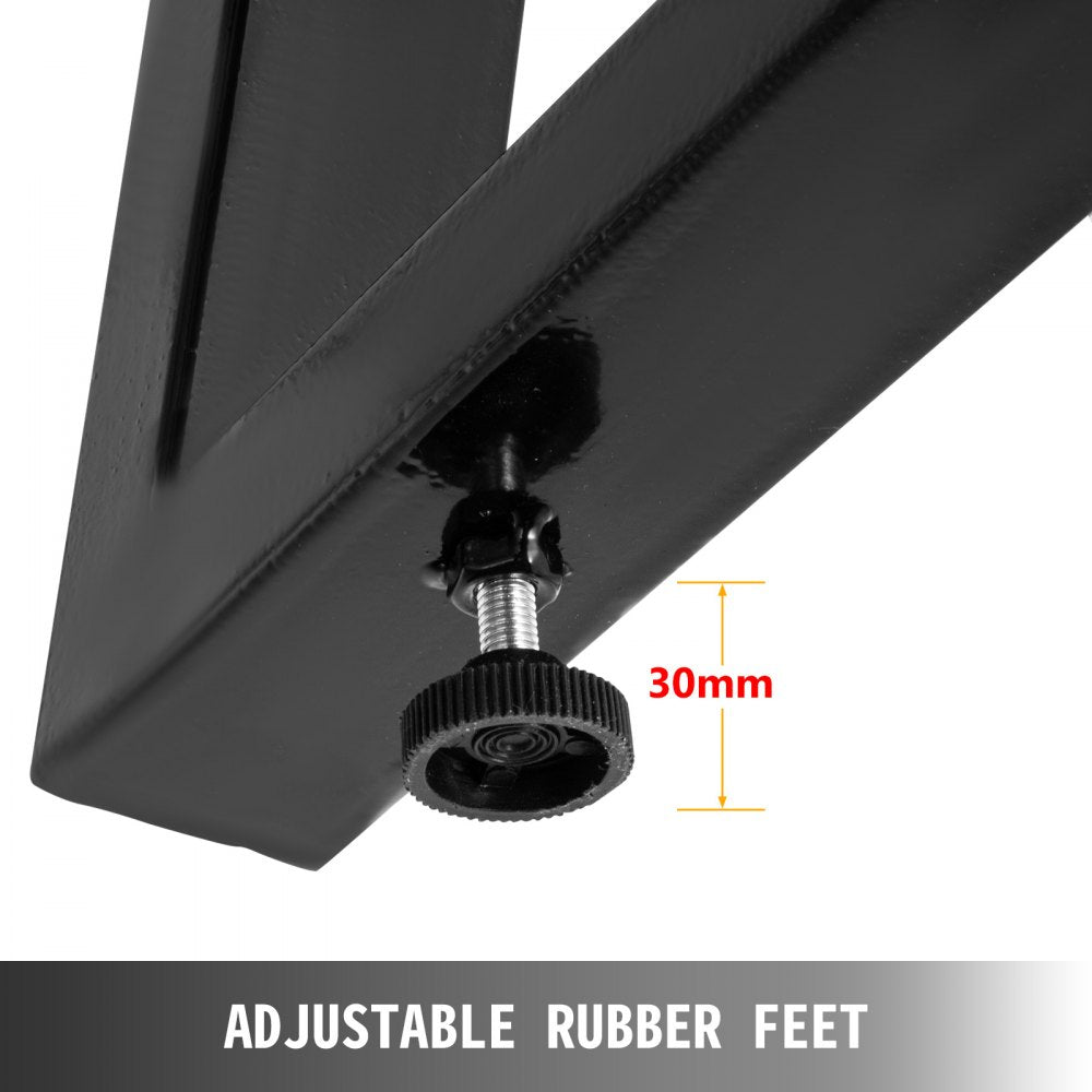 Metal Table Legs Set of 2 Dining Table Legs Black Desk Legs 28” Height 24” Width Bench Legs Coffee Table Legs 1763lbs Load Capacity Steel Table Legs Heavy Duty Base Modern(Zig Zag Style)