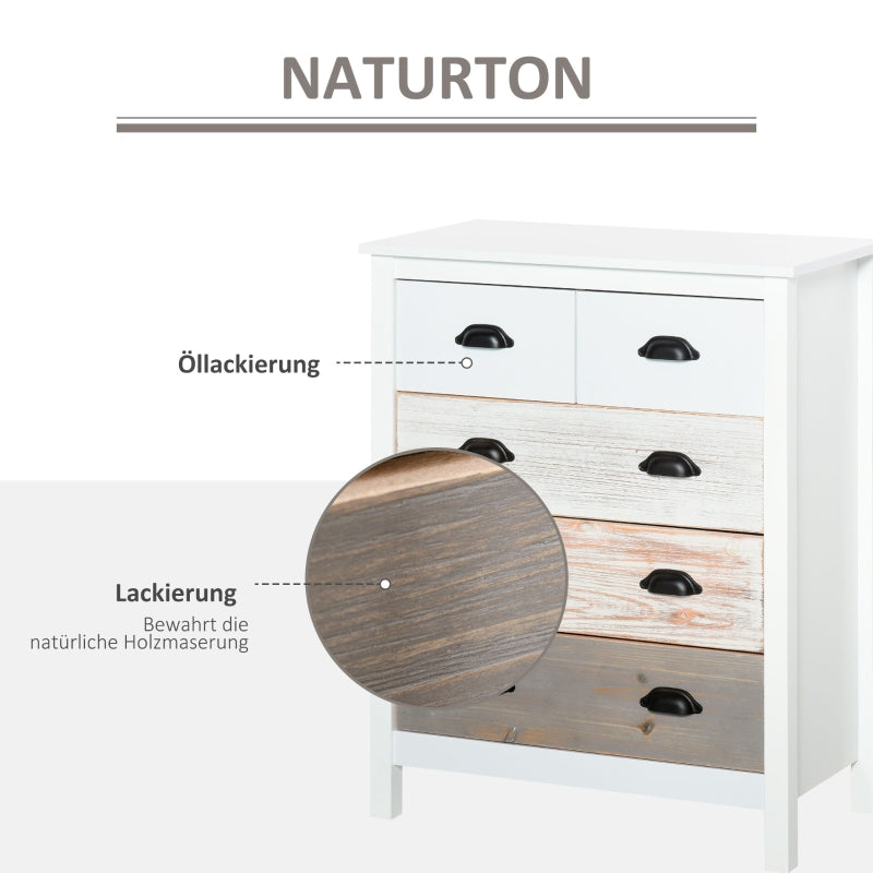 Chest of Drawers,5 Drawers Storage Cabinet Bedroom Clothes Closet Living Room Organizer Home for Side w/ Unit Bedroom,