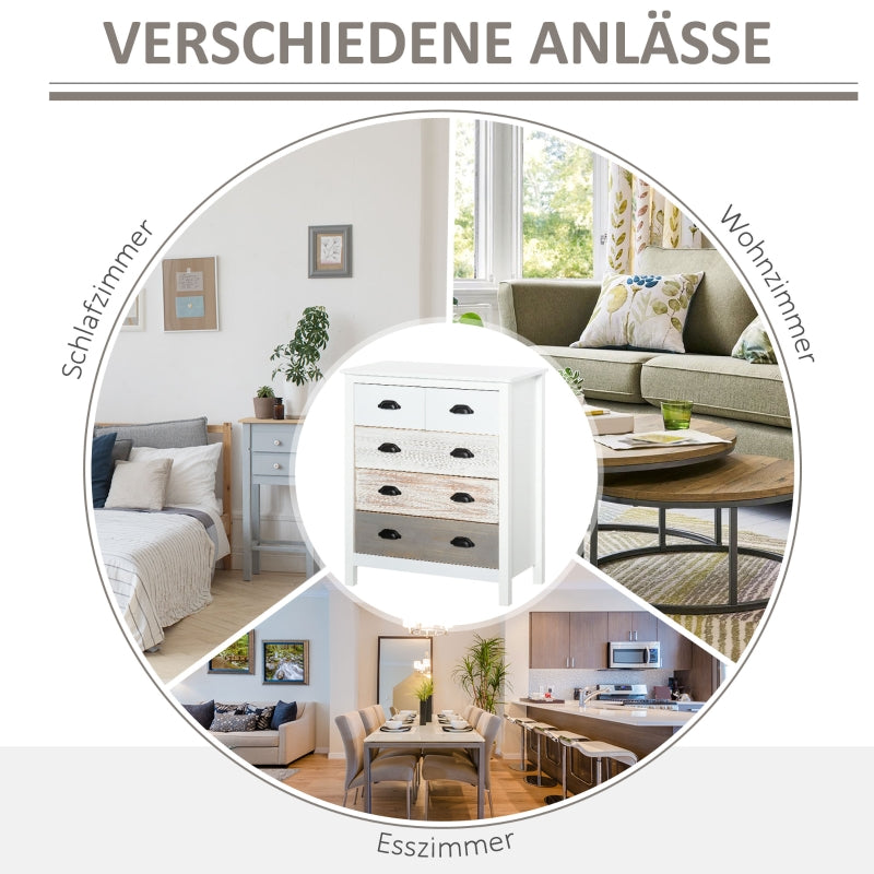 Chest of Drawers,5 Drawers Storage Cabinet Bedroom Clothes Closet Living Room Organizer Home for Side w/ Unit Bedroom,