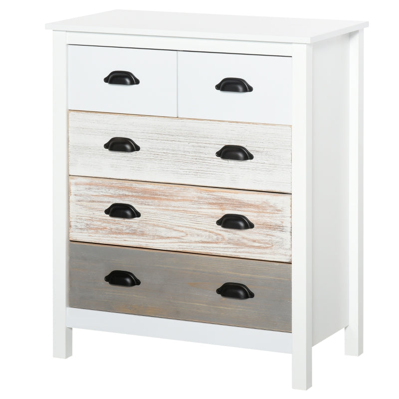 Chest of Drawers,5 Drawers Storage Cabinet Bedroom Clothes Closet Living Room Organizer Home for Side w/ Unit Bedroom,