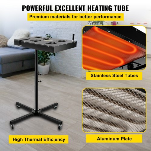 Silkscreen Flash Dryer 18x24Inch Flash Dryer Silkscreen Printing T-Shirt Curing Equipment with Electrical Control Box