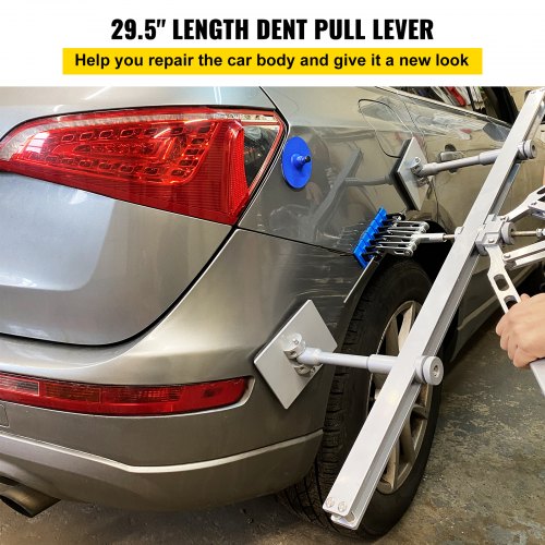 750 mm Dent Pull Lever Bar Kit Aluminum Steel Dent Pulling 6 Claw Hook