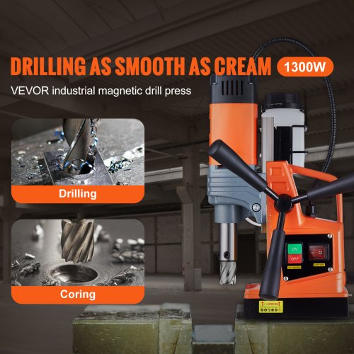 Magnetic Drill 1300W 2922lbf/13000N Portable Mag Drill Press 810RPM