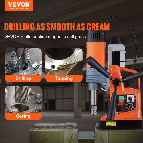 Magnetic Drill 1300W 2922lbf/13000N Portable Mag Drill Press 700RPM