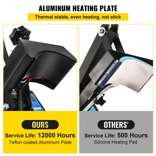 Hat Heat Press 5.5 x 3.5 inch Heat Press Machine 600W Professional Hat Heat Press Machine for Hats Caps Transfer Press Heat with 12000 Hours Life Digital LCD Timer and Temperature Control