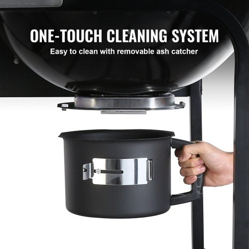 21 inch Kettle Charcoal Grill BBQ Portable Grill with Cart Outdoor Cooking