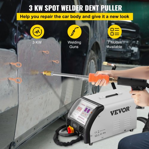 3500A Vehicle Panel Spot Puller Dent Spotter F90E 3500A Dent Puller Multifunctional Spot Welder Repair Kit Additive Kit