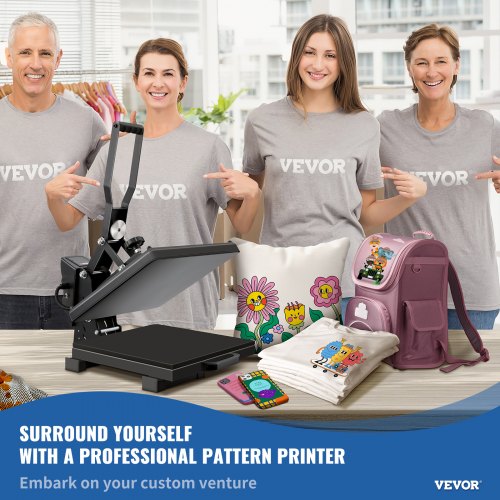 Auto Heat Press, 15x15 Magnetic Semi-automatic Heat Press Machine, Digital Clamshell Sublimation Transfer Teflon Coated, Heat Printing Press DIY T-shirts Canvas Bags Pads Photos 220V