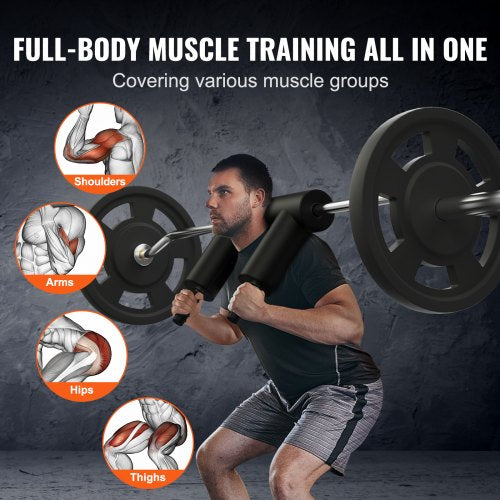 Safety Olympic Squat Bar Fitness Squat Bar Attachment Weight Lifting