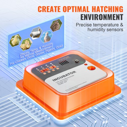 Egg Incubator Incubators for Hatching Eggs Auto Egg Turning 12 Eggs