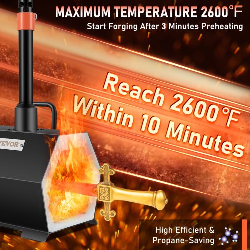 Propane Forge Farrier Forge Single Burner Tool Knife Making Blacksmithing