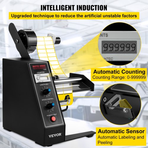 Auto Label Dispenser Stripper Separating Machine Labels Label Separator Electric Dispensing Device Automatic Sticker Separating Machine AL-1150D