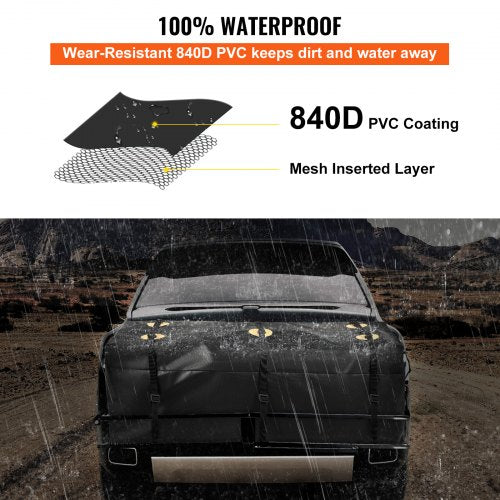 Cargo Carrier Bag Car Luggage Storage Hitch Mount Waterproof 20 Cubic