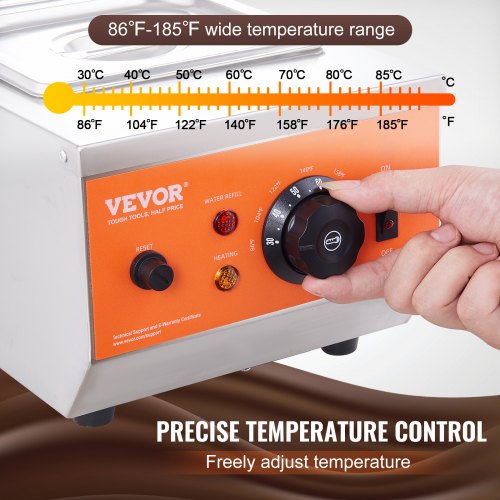 Chocolate Tempering Machine Chocolate Melting Pot 9 Lbs 2 Tanks