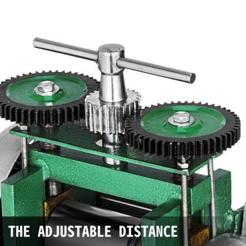 Combination Rolling Mill Machine Rolling Mill Jewellery 85mm Roller Width Flat Rolling Manual Jewelry Press Tabletting Tool Jewelry DIY Tools(120x55mm)