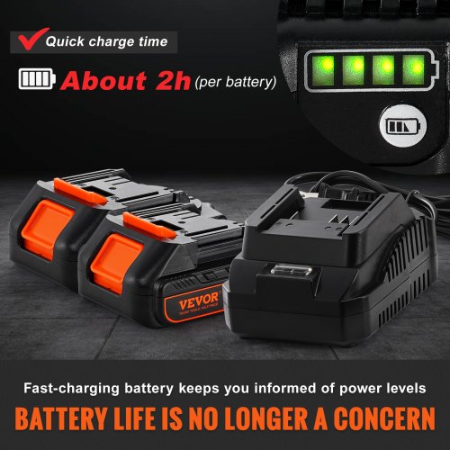 Cordless Grease Gun Electric 20 Volt 2.0 Ah Battery Kit 10000PSI with Case