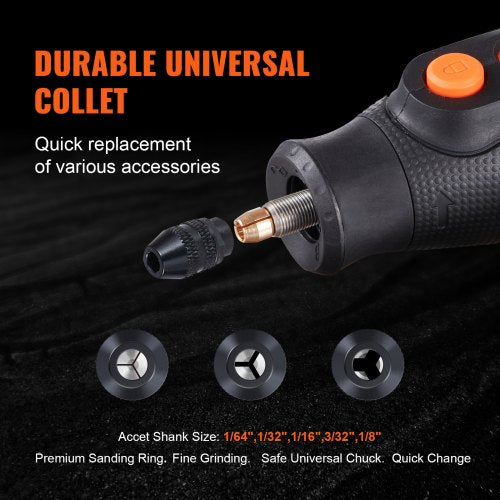 Rotary Tool Kit Variable Speed Rotary Tool 118PCS for Grinding, Sanding