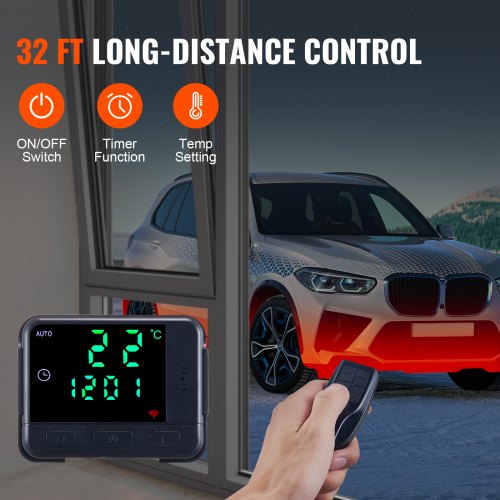 Diesel Air Heater 12V 5KW LCD Display Remote Control for Car Bus RV Indoors