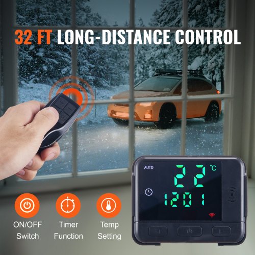Diesel Air Heater All-in-one 12V 8KW LCD Remote Control for Car RV Indoors