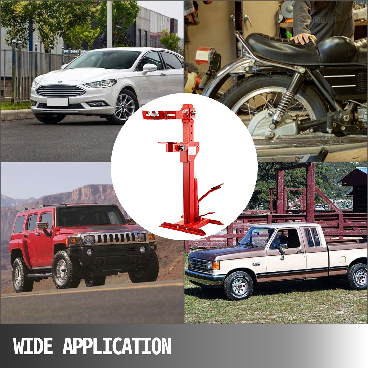 2.5 Ton Strut Spring Compressor Hydraulic Tool Auto Valve Spring Compressor 14Inch Coil Spring Compressor Set (2.5 Ton)