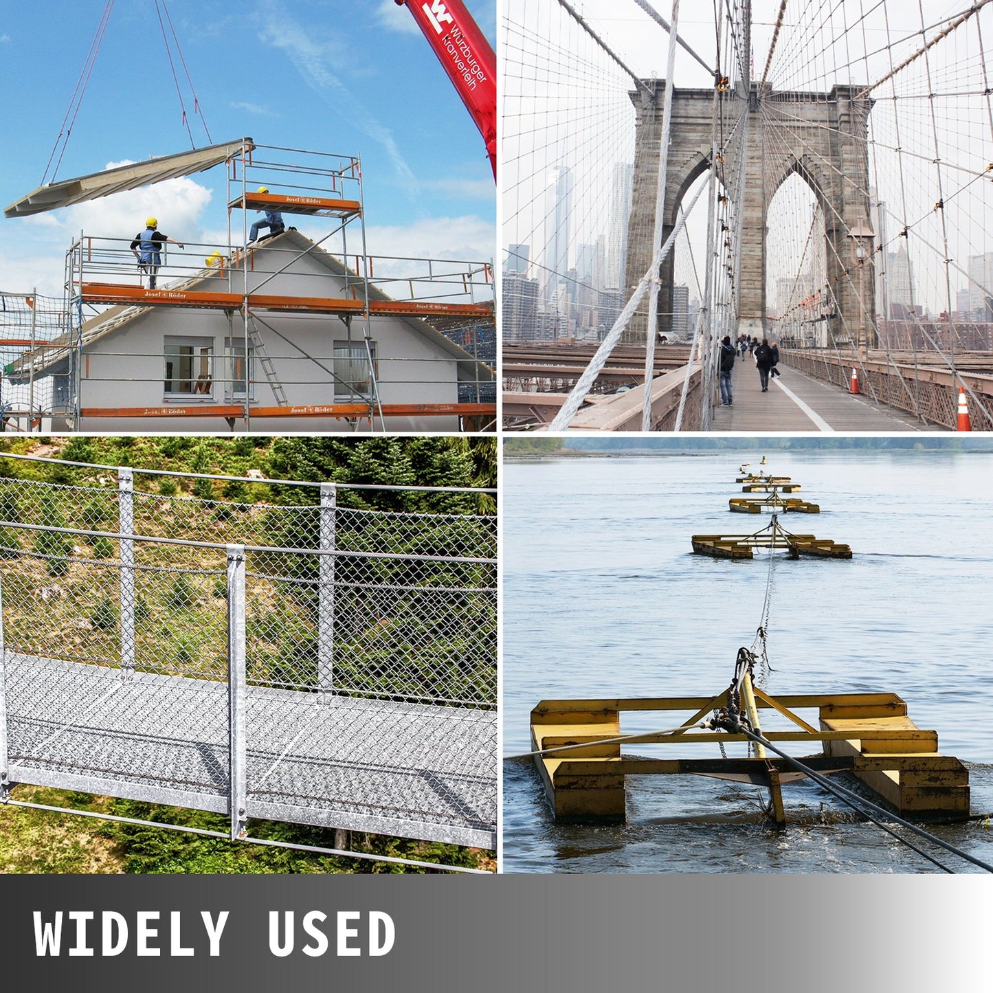 Winch Cable 4400 lbs Capacity, Winch Wire Cable 50 Ft Length, Steel Cable Wire Rope with Self-locking Swivel Hook, 3/8 Inch Steel Core Winch Cable with Hook, for Truck Towing Lifting Pulling