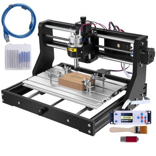 CNC 3018 Pro 300×180×45mm CNC Machine GRBL Control Mini Engraver with Offline Controller 3 Axis Engraving Machine for Carving Milling Plastic Acrylic PVC Wood