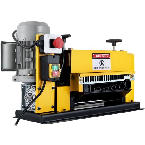 Electric Wire Stripping Machine Wire Range 1MM-38MM, Wire Peeling Cutting Machine 220V, Automatic Wire Stripping Machine 11 Channels, Electric Copper Wire Cable Stripper with 10 Blades