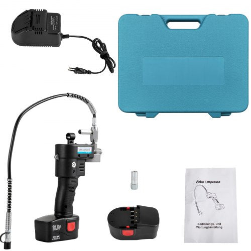 Electric Grease Gun grease care18V 500G Battery Grease Gun Cordless Grease Gun or Bulk Fill 8000Psi 1 Hour Fast only for de