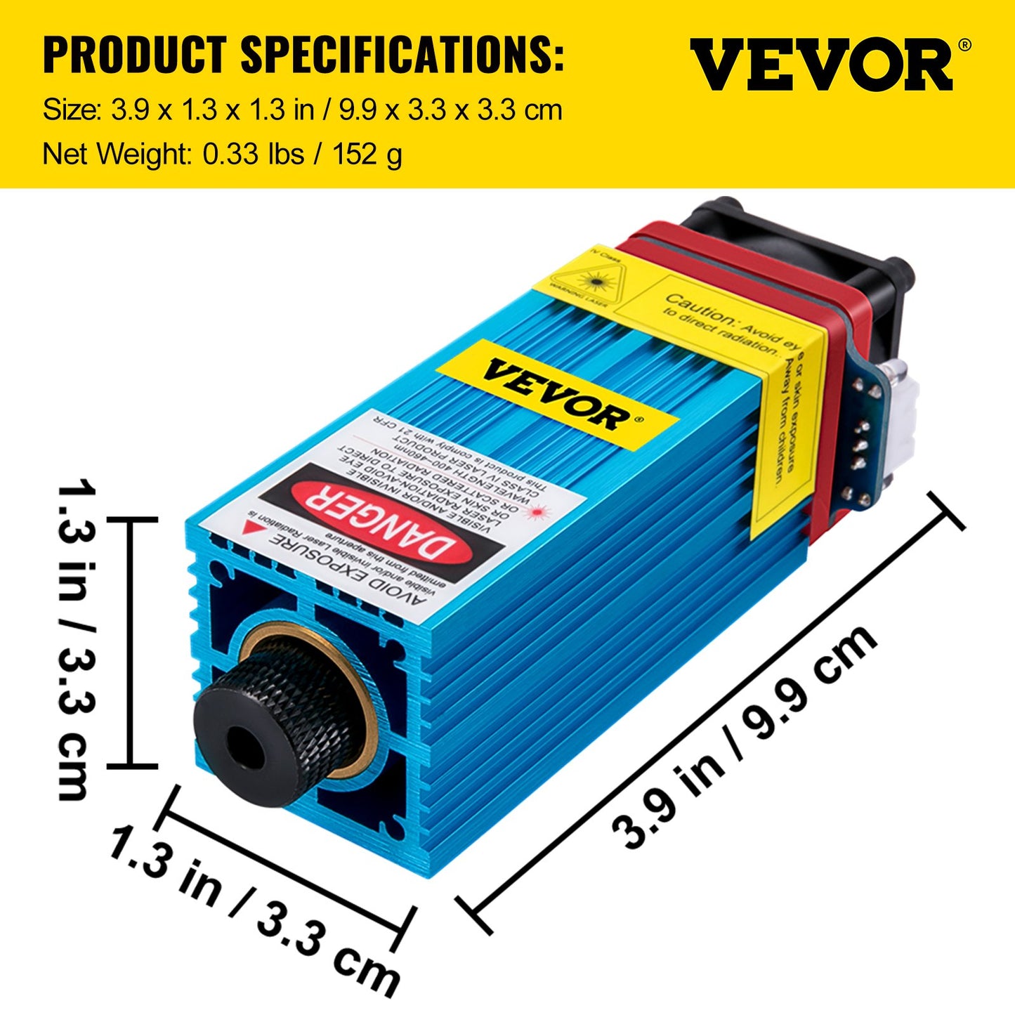 Laser Module 5.5w,cnc Laser Module 445nm 12v Laser Wavelength Laser Head