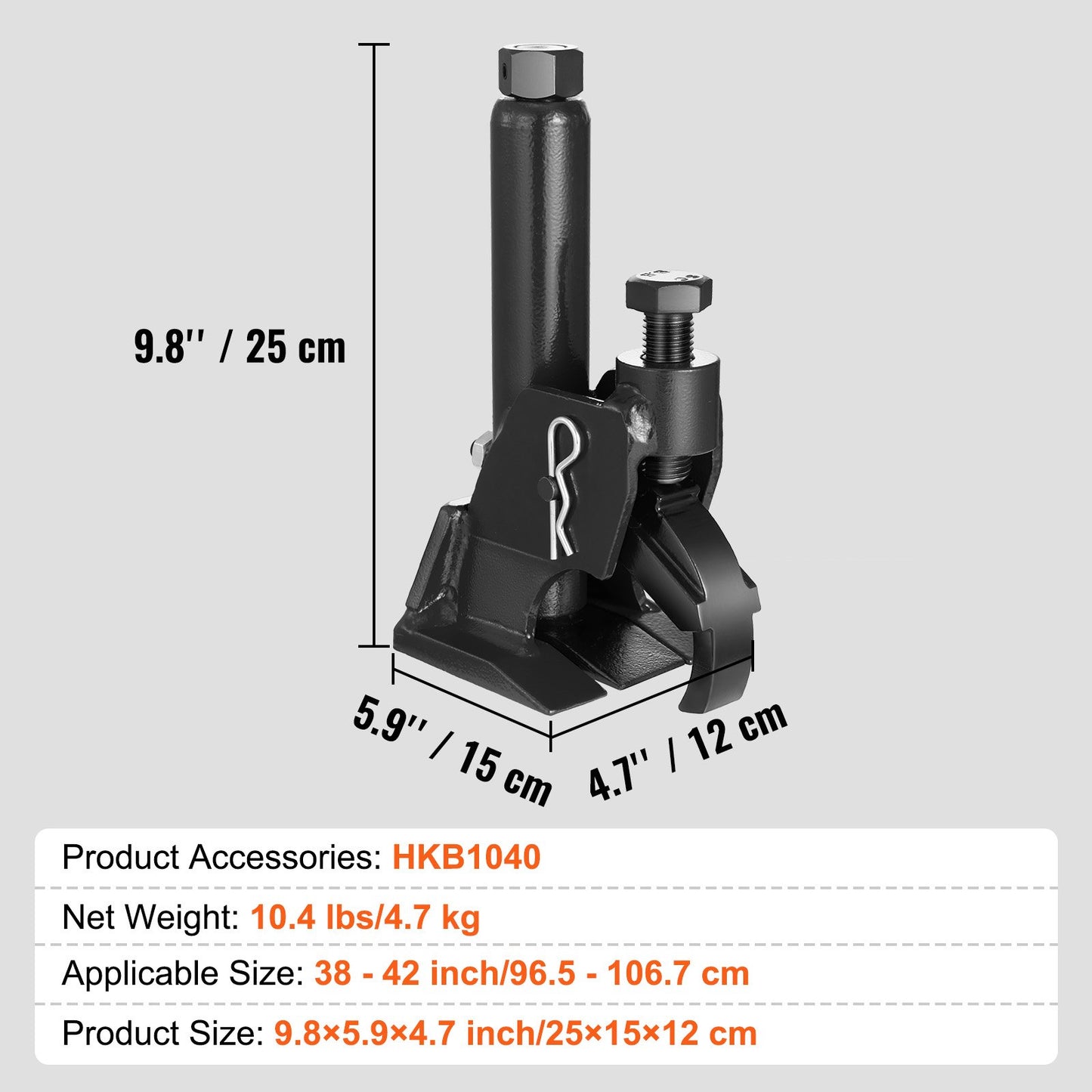 Manual Tire Bead Breaker, 96.5- 106.7 mm Tires Changer Tool, Heavy-duty Bead Breaking, Easy-Operated Tire Repair Tool for ATVs/UTVs, Tractors, Trucks, Cars, Heavy Duty Tires