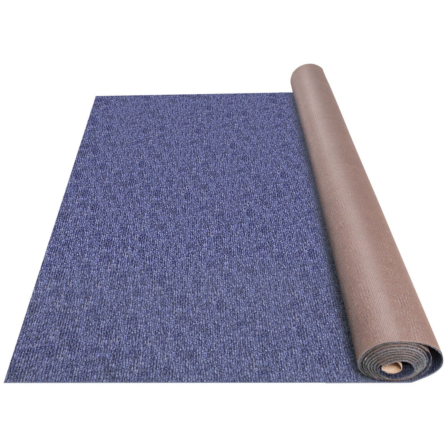 Indoor Outdoor Rug Carpet 5.9x29.5' Outdoor Rug with Waterproof Back Outdoor Rug for Patio Porch Deck Garage Outdoor Area Rug Runner Anti-Slide Porch Rug No Mildew Kitchen Rugs(Blue,9M)