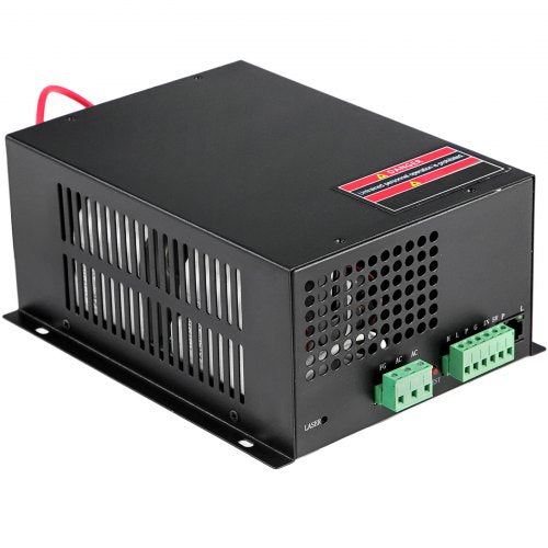 Laser Power Supply 100W for Co2 Laser Engraver Power Supply Laser Tube Laser Power Box for Laser Cutter Engraving Machine
