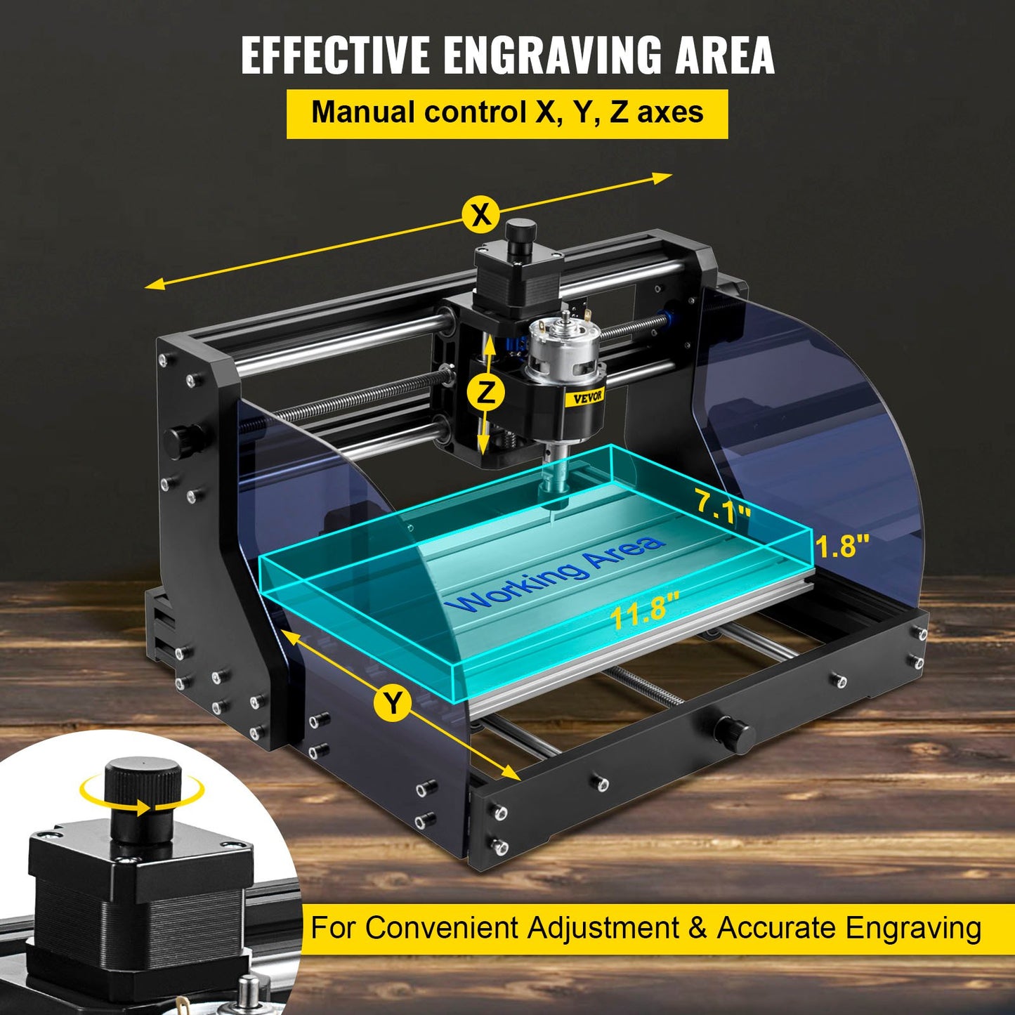 CNC 3018 Pro CNC 3018 300×180×45mm CNC Machine GRBL Control Mini Laser Engraver with Offline Controller 3 Axis laser engraving machine for Carving Milling Plastic Acrylic PVC