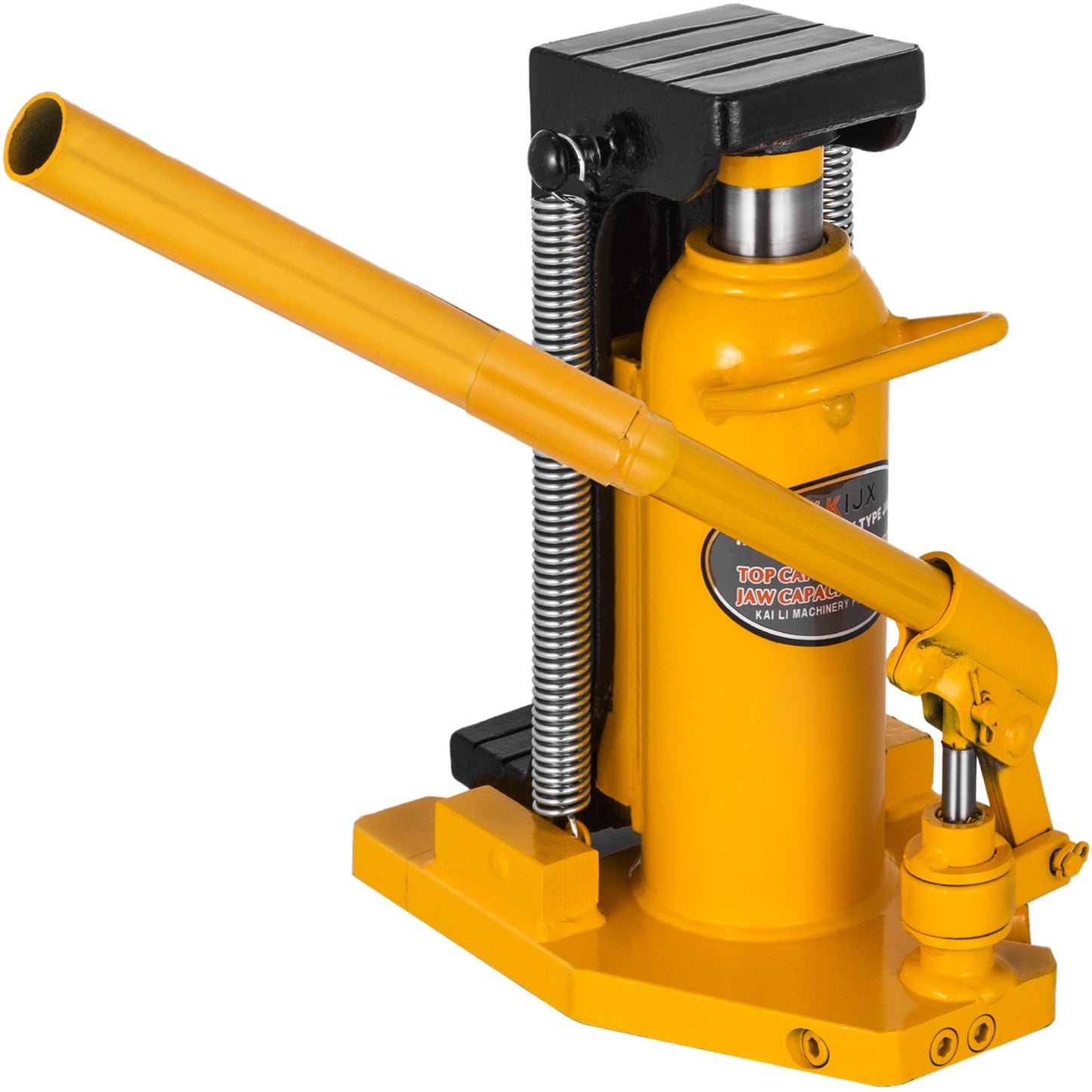 Hydraulic Toe Jack 10 Ton/22000 lbs (Top), and 5 Ton/11000 lbs (Toe) Manual Heavy Duty Auto Truck RV Repair Lift Tools for Lifting Farm Vehicles, Heavy-duty Machinery, Industrial Equipment