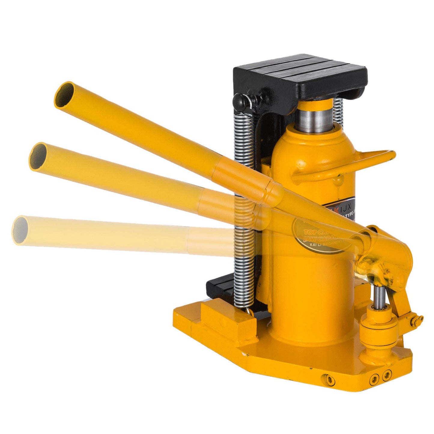 Hydraulic Toe Jack 10 Ton/22000 lbs (Top), and 5 Ton/11000 lbs (Toe) Manual Heavy Duty Auto Truck RV Repair Lift Tools for Lifting Farm Vehicles, Heavy-duty Machinery, Industrial Equipment