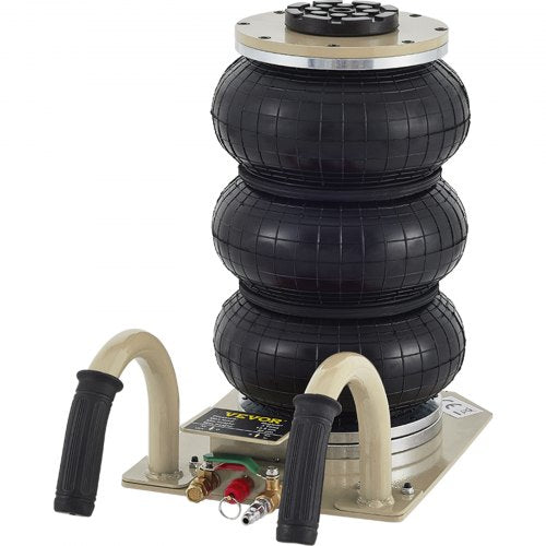 Pneumatic Air Jack 3 Ton Triple Bag 6600 lbs Air Pneumatic Jack 43LB 6600 lbs Pneumatic Car Jack 3 Lift Bag Garage Mechanic Van Pro