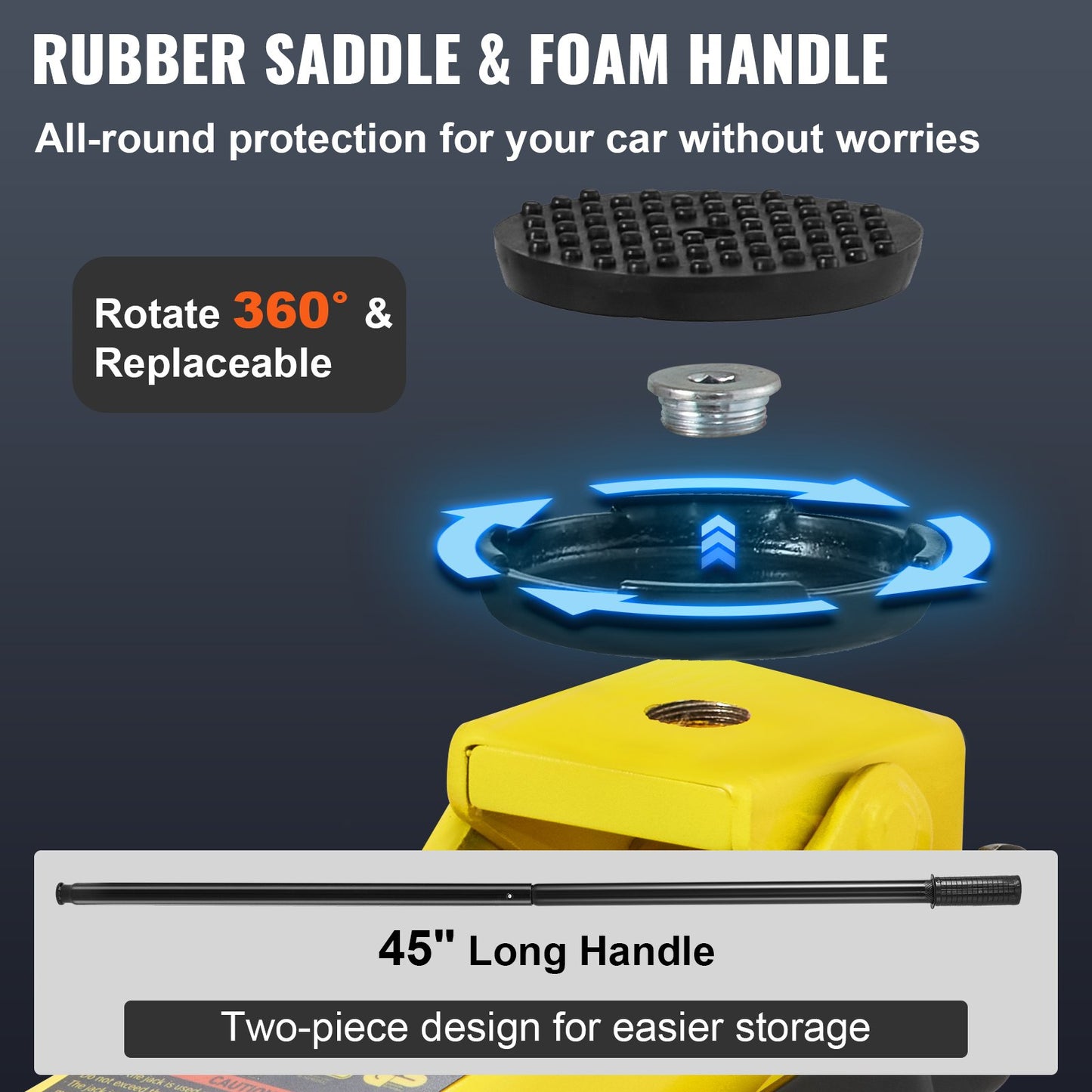 Floor Jack, 2.5 Ton Low Profile Floor Jack, Heavy-duty Steel Racing Floor Jack With Dual Pistons Quick Lift Pump, Floor Jack Lifting Range 88 mm-495 mm