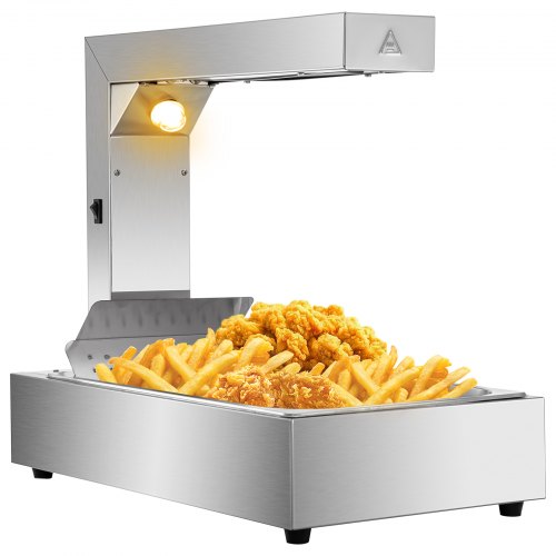 Vevor Commercial Infrared French Fry Food Warmer Fryer Dump Station Heat Lamp