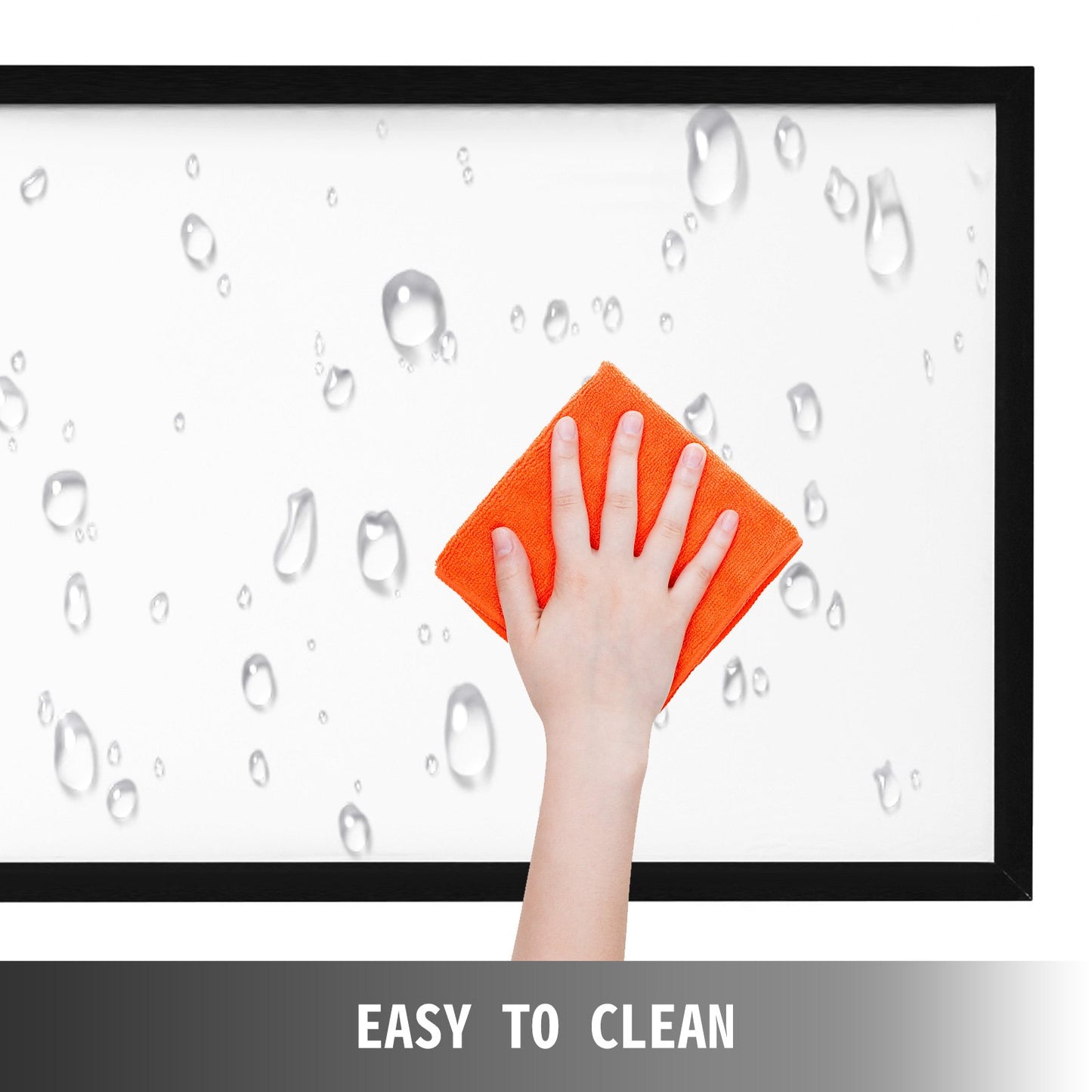 110Inch Diagonal Projector Screen 16:9 4K HD Projector Screen Movie Screen Fixed Frame 3D Projector Screen for Home Threater Outdoor Use(110inch)