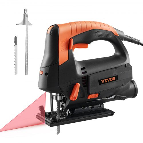 Jigsaw 1.8A Corded Electric Jig Saw Power Cutting Tool 6-Speed 4-Orbital