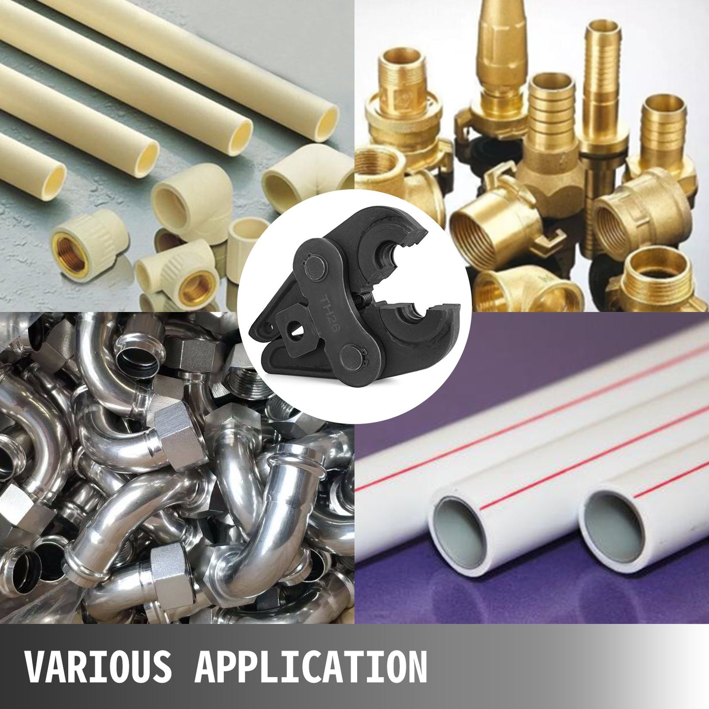 Tube Crimping TH 26mm Hydraulic Pipe Crimping Pliers Jaw Pressing Jaws Standard