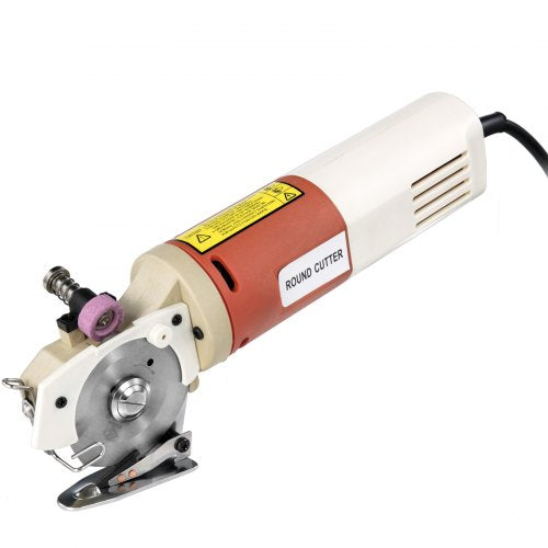 Fabric Cutter 65mm Rotary Fabric Cutter 22mm, Cutting Edge Capability Rotary Cutter Machine All-Copper Motor with Low Noise Adjustable Speed Electric Scissors For Cutting Fabric and Leather