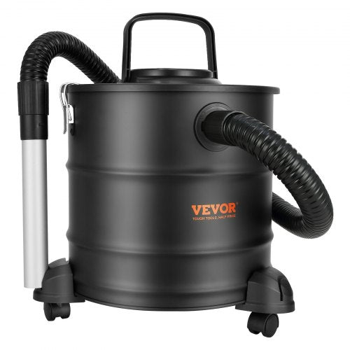 Ash Vacuum Cleaner, 20 L with 1200W Powerful Suction, Ash Vac Collector with 1.2 M Flexible Hose & Wheels, for Fireplaces, Pellet Stoves, Wood Stove, Log Burner, Grills, Pizza Ovens, Fire Pits