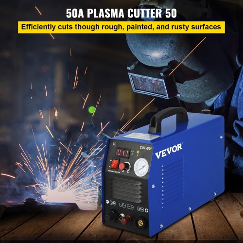 Vevor 50a Plasma Cutter Pilot 220v Cnc Compatible Ag-60 Torch+ Consumable Cut50f