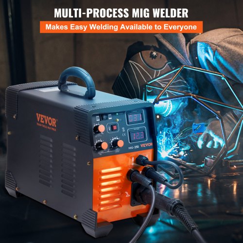 MIG Welder 250 Amp MIG TIG Arc Welder 3 in 1 Welder Welding Machine 220V TIG Welder Lift ARC Welder MMA Stick IGBT DC Inverter Welder Digital Display Combo Welding Machine