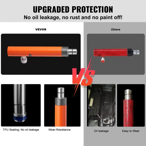 12 Ton Hydraulic Jack Air Pump Lift Ram Body Frame Porta Power Repair Kits
