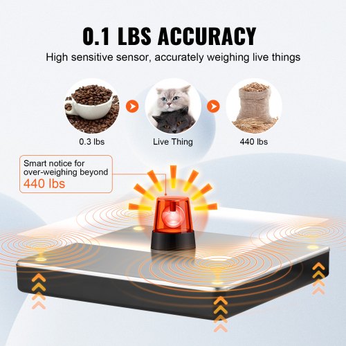 Shipping Scale Digital Postal Scale 440 lbs x 1.7 oz. AC/DC Package LCD