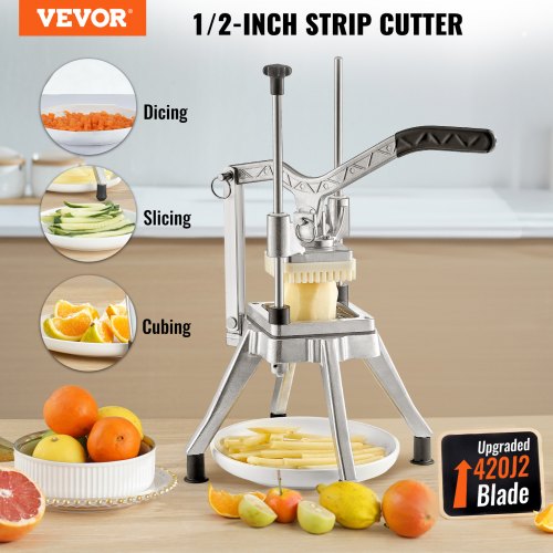 Commercial Vegetable Cutter Chopper 1/2inch Food Fruit Vegetable Dicer