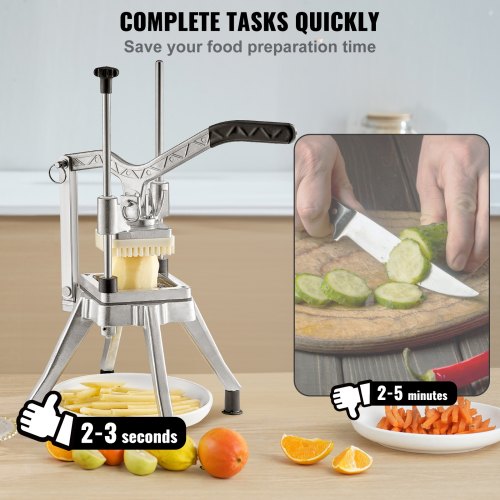 Commercial Vegetable Cutter Chopper 1/2inch Food Fruit Vegetable Dicer