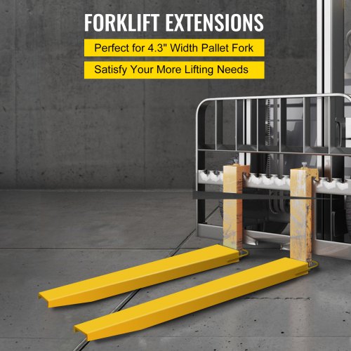 Pallet Forks Extensions Steel Pallet Forks 72 x 4.5 Inch Heavy Duty Pallet Forks 182cm Length Forks Extensions for Forklift Lift Truck(72 x 4.5 Inch)
